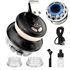 Self Haircut Kit for Men USB Rechargeable Cordless Automatic Circular Hair Cl...