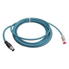 Phoenix Contact E335024 Network Cable M12 4-Pin to RJ45 5m Length , 60VDC 0.5A