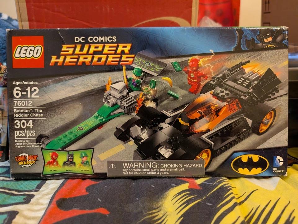 LEGO Batman Lot 76034 Batboat Harbor Pursuit & 70612 Riddler Chase New/Sealed - Image 2 of 4