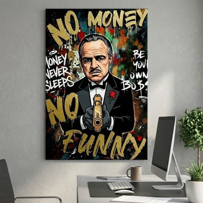 Pop Art The Good Father FORBES, Wandbild Business. Acrylglas, Leinwand, Poster