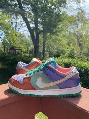 Nike Dunk Low SE ''Sunset Pulse'' -Women  Size 8 - Used Good Condition