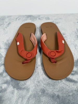 Sanuk Cosmic Yoga Mat 1127391 Womens 10 Flip Flop Baked Clay Slip On Sandal