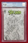 Spawn #261 CGC 9.8 Gerardo Sandoval Sketch Cover B&W Image Comics McFarlane