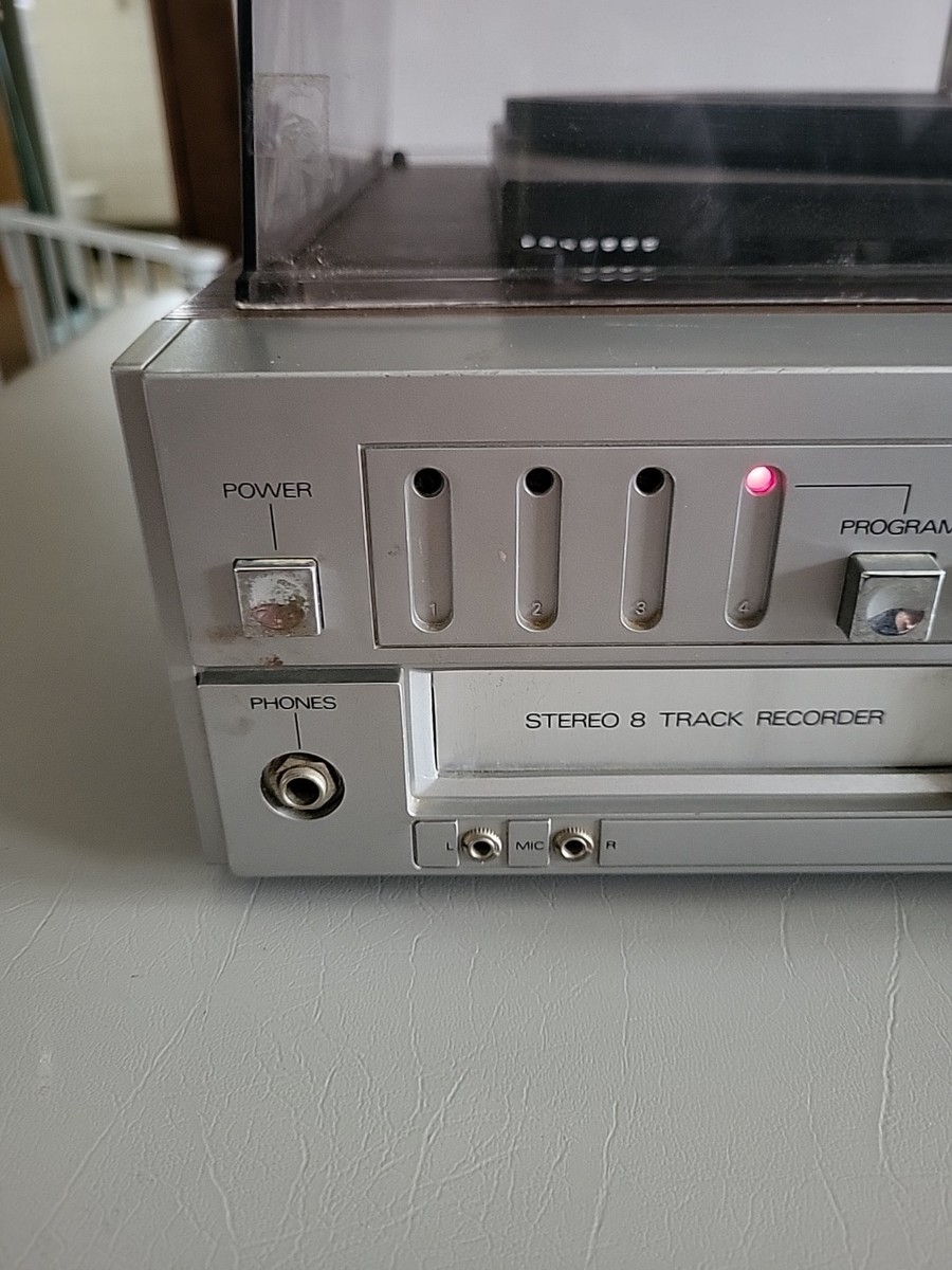 Vtg Emerson M-2215 AM/FM Multiplex Receiver/ Stereo 8 Track
