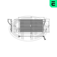 ERA Kondensator, Klimaanlage 667320 FüR Hyundai KIA