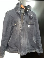 Carhartt WIP x Adam Kimmel Full Zip Vintage Black Jacket Workwear . Aged Medium