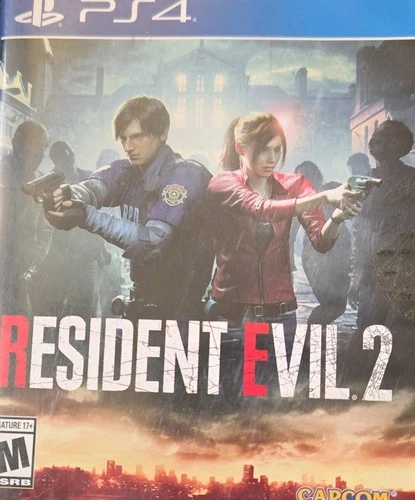 Capcom Resident Evil 2 Sony PlayStation 4 Survival Horror Blu-ray Manual