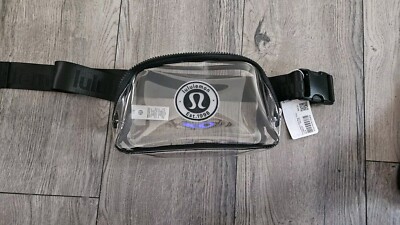 Lululemon Clear Everywhere Belt Bag NWT Logo Stadium New | eBay