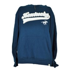 Kentucky Patch Bluegrass State Navy Blue Hoodie Sweater Mens Winter Horse Logo
