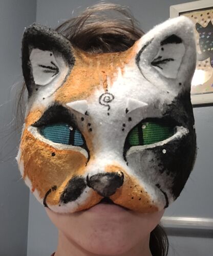 Calico Therian Cat Mask 