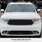 Fits 2014-2020 Dodge Durango Main Upper Stainless Black Mesh Grille Insert