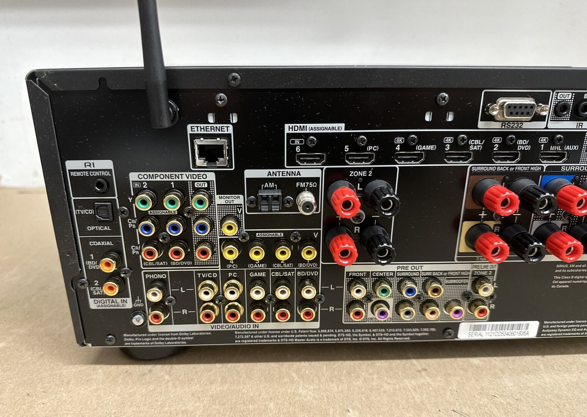 Integra DTR-30.5 AV Home Theater Receiver 7.2 Channel, 95 Watt