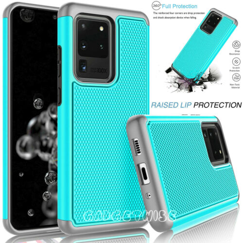 Rugged Armour Silicone Hard Shockproof Case Cover For Samsung Galaxy S20 S10 S9 - Picture 3 of 15