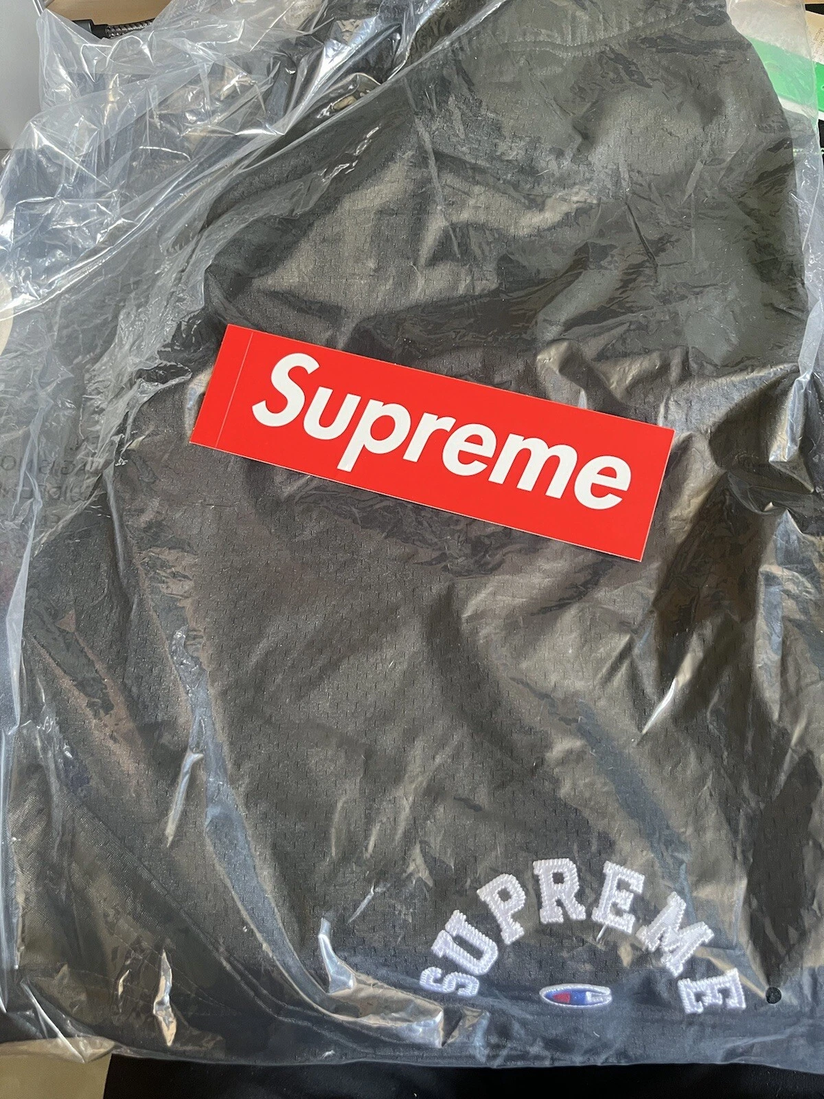 Short en maille Supreme Champion noir taille moyenne flambant neuf SS24