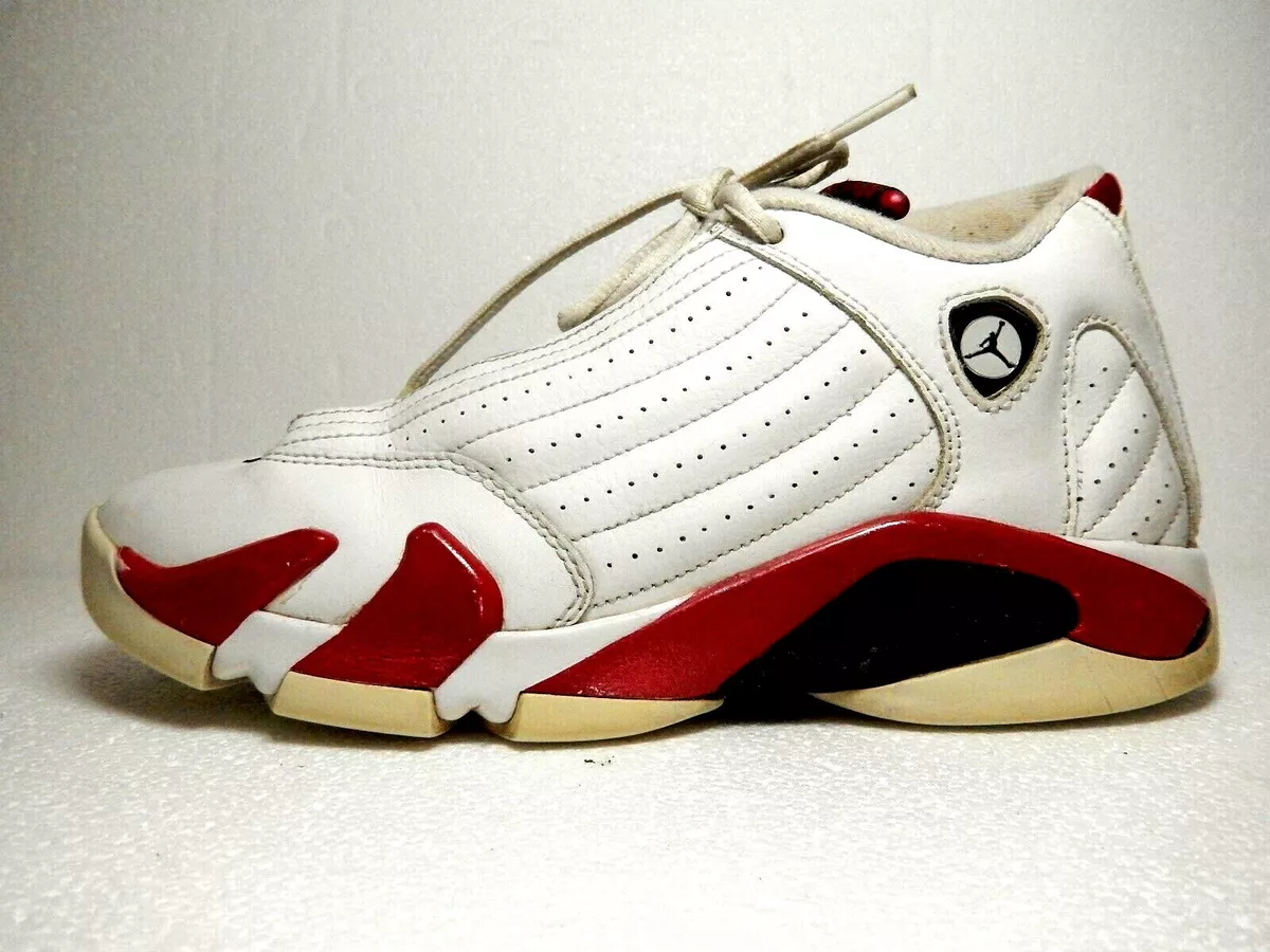 Jordan 14 shop red white