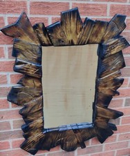 hand made Rustoc mirror Unique Gift Mantle piece Hallway 