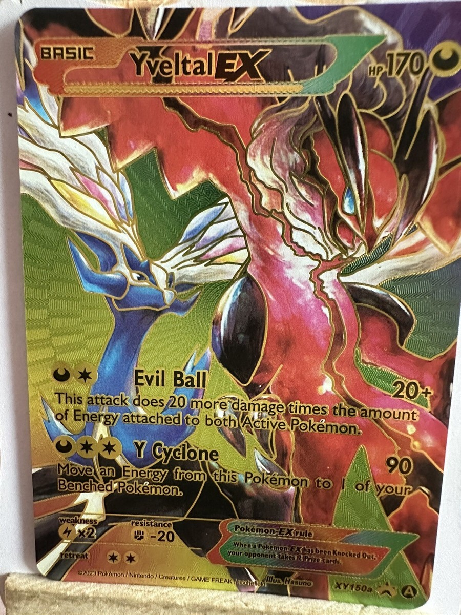 Yveltal Ex Multi Color Foil💥 Fan Art💥Evil Ball Hp170 NM | eBay