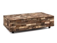 Couchtisch Kavali Groß 150X75 Altholz Unikat Rustikal Holztisch Sofatisch Massiv