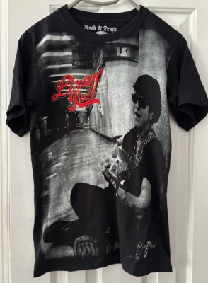 LLICA Tシャツ Lサイズ バンド BAND Rock & Death Liran' Roll Mexican Rock Band 2 Sided T-Shirt, SMALL