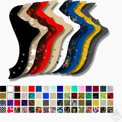 WD Custom Pickguard For Squier By Fender Deluxe Dimension Bass IV