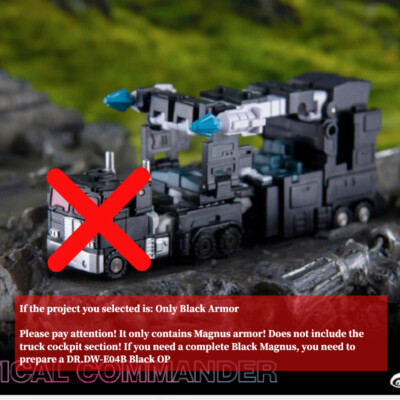 DR. WU DW-E23 Tactical Commander MINI Magnus E23T/E23D/E23B/E23P