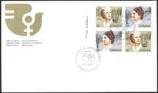 🍁Canada #1048a LLpb "Canadian Feminists" Brand New 1985 First Day Cover