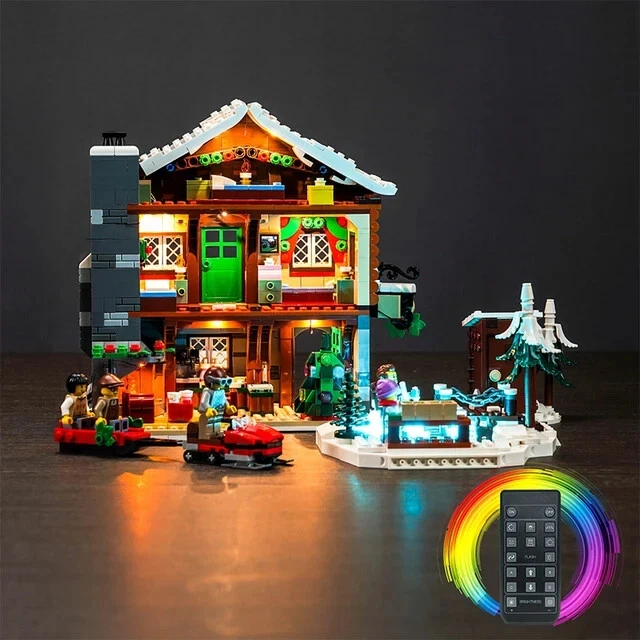 LED Light Kit for Lego 10325 Alpine Lodge Winter Village Lighting Remote