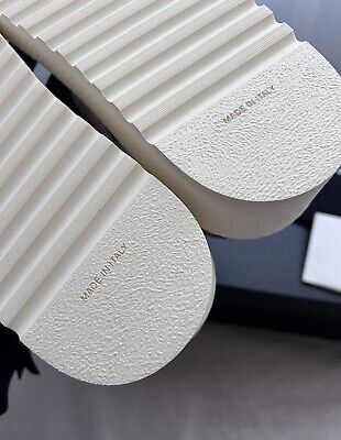 Auth Chanel BNIB 23A White Beige CC Logo Platform Strap Auth Chanel BNIB 23A White Beige CC Logo Platform Strap