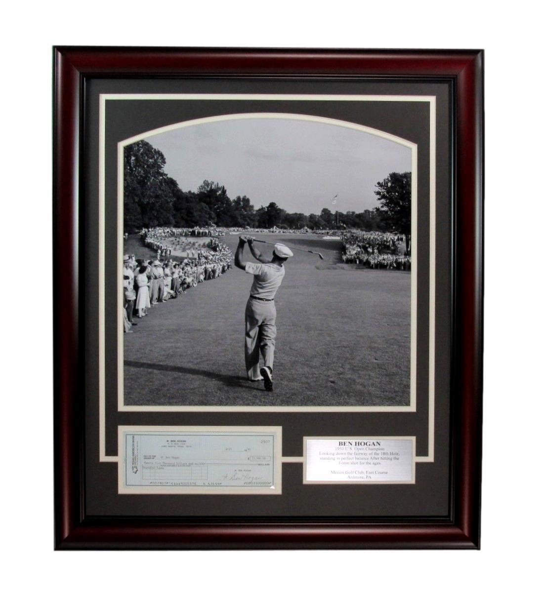 Ben Hogan Autographed Signed 1950 U.S. Open /Auto 16x20 Photo Collage Framed Beckett 197592 