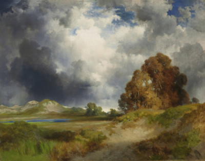 Thomas Moran East Hampton Canvas Print 16 x 20