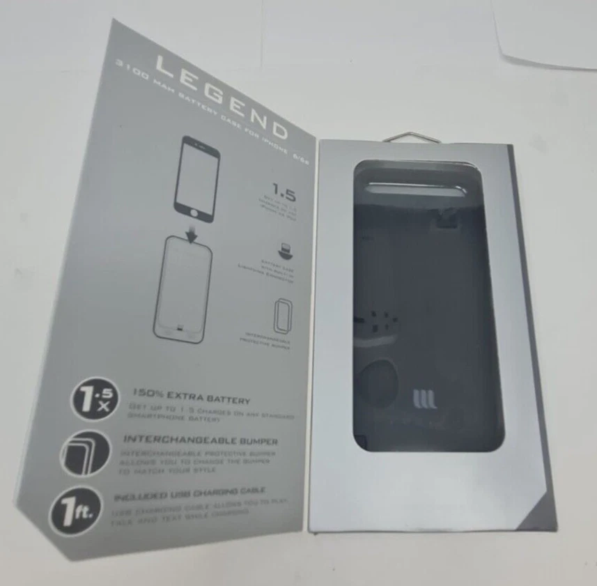 Funda Cargador Batería 3100mAh para Apple iPhone 6 6s 150% Extra LifeWorks Foto 3 de 4