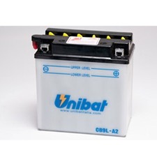 BBATTERIA 12V 9AH UNIBAT CB9L-A2/SM PER KAWASAKI EX305 A1, B, GP 305 1983