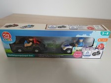 Playtive Junior Feuerwehr Verfolgungsjagd Spiele Abschlepper Baustellen Set