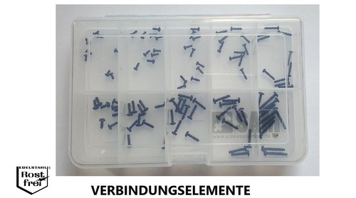 Schrauben für Kunststoffe TORX/KREUZSCHLITZ Linsen-/Senkkopf Set EDELSTAHL A2 - Bild 14 von 16