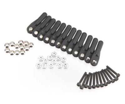 NEW Dubro 2-56 Swivel Ball Link with Black Hardware (12) For Airplanes 860
