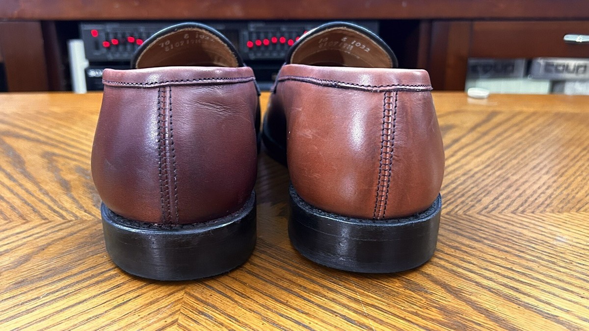 Allen Edmonds Lake Forest Penny Loafers Mens Walnut Size 10 Allen Edmonds LAKE FOREST Leather Penny Loafers Man main image 2