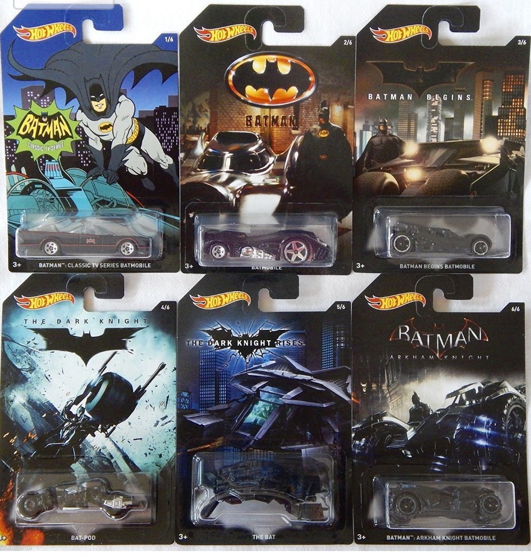 hot wheels batman set of 6