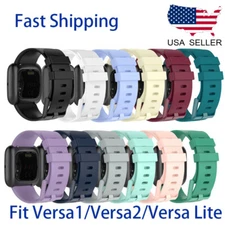 Replacement Silicone Band Strap Wristband For Fitbit Watch Versa /Versa 2/ Lite