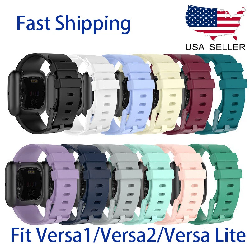 Replacement Silicone Band Strap Wristband For Fitbit Watch Versa /Versa 2/ Lite