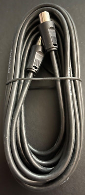 Schwaiger KVK 100 Universal-Anschlusskabel, schwarz, 10 m