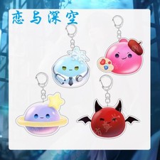 Cartoon Widget Keychain Love and Deepspace Keyring Cute Creativity Bag Pendant