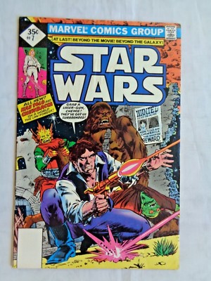 Star Wars Vol. 1 No. 7 Marvel Comics January 1978 Reprint