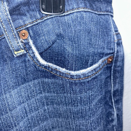 Lucky Brand Dungarees Sundown Straight Regular Length 8/29 **READ** - Picture 4 of 18