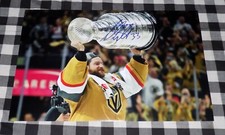 Adin Hill Signed Vegas Golden Knights 11x17 Photo Stanley cup Champion
