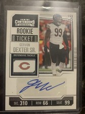 Gervon Dexter Sr. Rookie 2023 Contenders Optic Football Rookie Ticket Auto