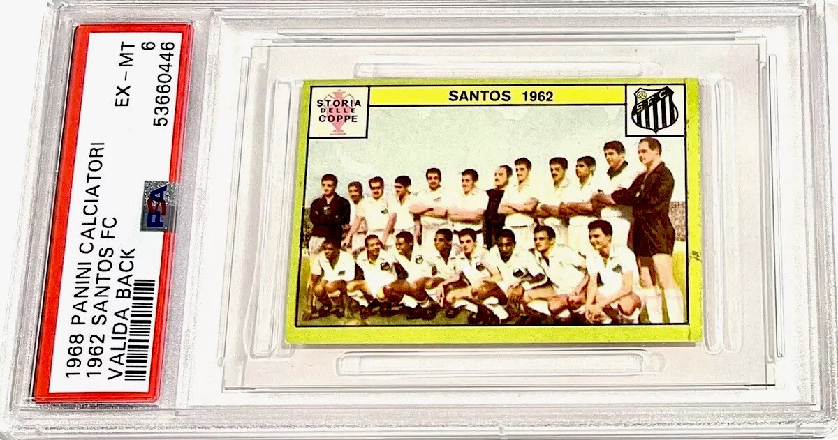 1968 PANINI PELE/BRAZIL 1/1 PSA 6 (VALIDA) *HIGHEST GRADED* (RARE) **MAIL-IN**