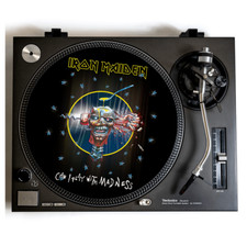 IRON MAIDEN Turntable Slipmat for Vinyl Records 12" DJ Slip Mat heavy metal