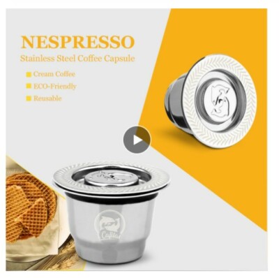 M - REUSABLE COFFEE CAPSULES COMPATIBLE WITH NESPRESSO COFFEE MACHINES