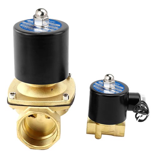 3/8" 1/2" 3/4" 1" AC220V Normal Closed Electric Solenoid Valve Water Air Brass - Picture 10 of 15