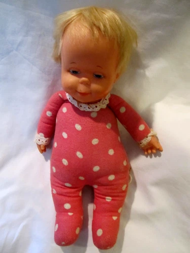 Vintage Mattel DROWSY doll 1964 early issue drop seat sleeper vinyl hands mute